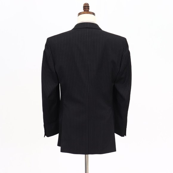 Jones New York 38R Black Striped 3-Button Sport Coat Blazer Jacket B034 - Picture 7 of 11